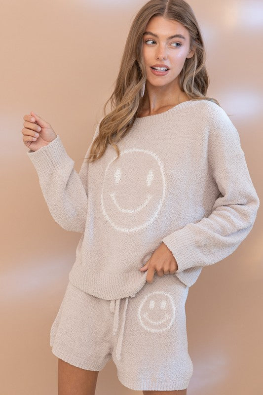 Smiley Top and Shorts Set